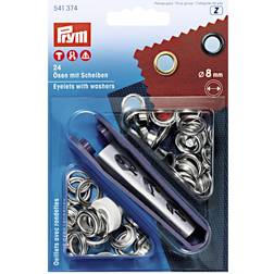 Prym Eyelets 8 mm Silver