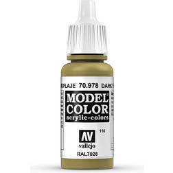 Vallejo Model Color 17ml Dark Yellow VAL978