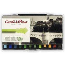 Conte Plastic Box X12 Coloured Carres Lan