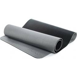 Gymstick Pro Yoga Mat with Hanging Rings (grey-black)