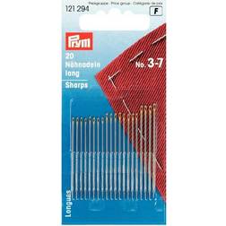 Prym Aiguilles À Coudre Longues Assorties 3-7 20 pcs