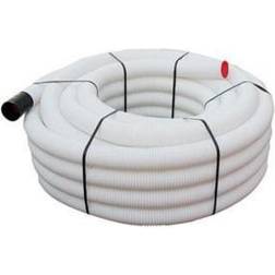Unite ventilationsslange rulle a 50 meter hvid Ø90