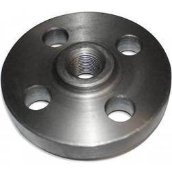 Indura 1.1/2" Sort flange med gevind DIN2566