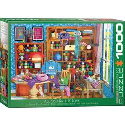 Eurographics All You Knit is Love 1000 Pieces