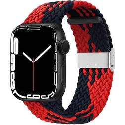 CaseOnline Braided Elastic Armband for Apple Watch 7 41mm