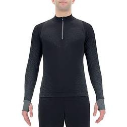 UYN Exceleration Long Sleeve Zip Men - Black/Cloud