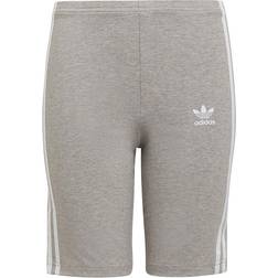 adidas Adicolor Cycling Shorts Kids - Medium Grey Heather/White