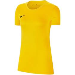 Nike W Nk Dry Park VII JSY SS Short Sleeve Top - Tour Yellow/Black