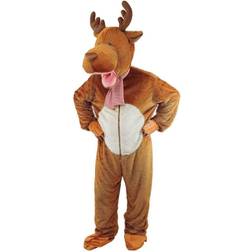 Bristol Novelty Novità Costume da renna unisex per adulti Marrone