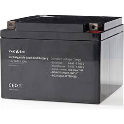 Nedis Oplaadbare Loodaccu Lead-Acid 12 V 26000 mAh 1 stuks BALA2600012V BALA2600012V