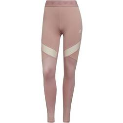 adidas Hyperglam High-Rise Long Tights Women - Wonder Mauve