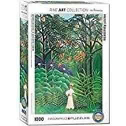 Eurographics Woman in an Exotic Forest 1000 Pieces