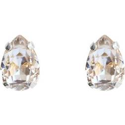 Caroline Svedbom Petite Drop Earrings - Silver/Transparent