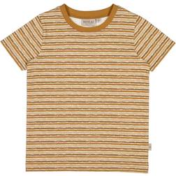 Wheat Wagner T-shirt - Caramel Stripes