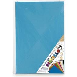 DAM Lot de 10 Feuilles en Caoutchouc Eva 45x65 cm Bleu