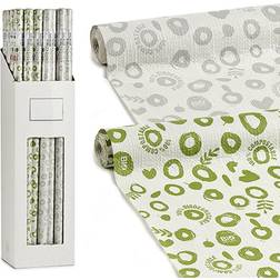BigBuy Home DAM Lot de 2 Rouleaux de Nappe Papier 1x18x5 Mètres