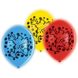 Amscan 9903703 Disney Mickey Mouse 11 Inch LED Latex Balloons 5 Pack