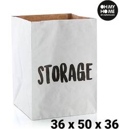 BigBuy Home BB-Bolsa de Papel Grande Oh My (36 x 50 x 36 cm)