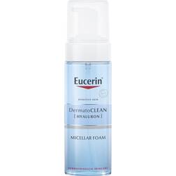 Eucerin DermatoCLEAN Face Wash Cleansing Micellar Foam with Hyaluronic Acid