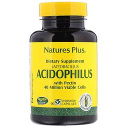 Nature's Plus Acidophilus- Lactobacillus (90 Vegetarian Capsules)