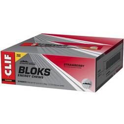 Clif Bar Shot Bloks Box 18 x 60g Strawberry Näringstillskott & Paket 2020