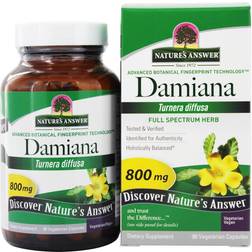 Nature's Answer Damiana Leaf 90 Vegetarian Capsules