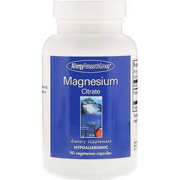 Allergy Research Group Magnesium Citrate 90 Vegetarian Capsules