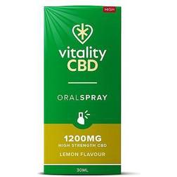 Vitality CBD Vitality CBD 30ml Oral Spray 1200MG High Strength CBD Lemon Flavour