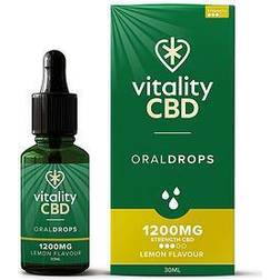 Vitality CBD Vitality Cbd Oral Drops Lemon 1200Mg