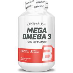 BioTechUSA Mega Omega 3 180 Cápsulas