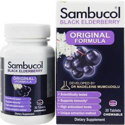 Sambucol Black Elderberry Original Formula 30 Chewable Tablets