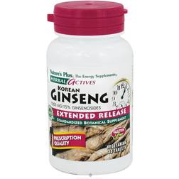 Nature's Plus Herbal Actives Korean Ginseng Extended Release 1000 mg 30 Vegetarian Tablets