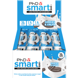 PhD Nutrition Smart Bar, Cookies and Cream, 12 x 64g