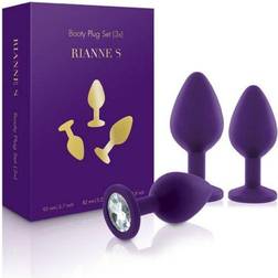 Rianne S Booty Plug Set porpora