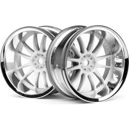 Wittmax Hpi Work Xsa 02C Wheel 26Mm Chrome/White (9Mm Offset)