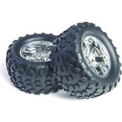 Maxam Wheel Com. Thunder Chrom 130Mm 2 Pcs