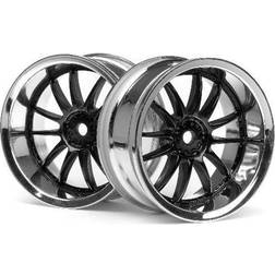 Wittmax Hpi Work Xsa 02C Wheel 26Mm Chrome/Black (6Mm Offset)