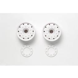 Tamiya 300056544 1:14 Wide Rims (2) Front 30 mm White