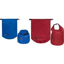 Trespass Euphoria Drybag set 10 liter blå 15 liter röd