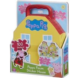 Peppa Pig Figurines set Foam Sticker Home