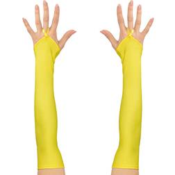 Widmann Neon Colour Fingerless Satin Gloves