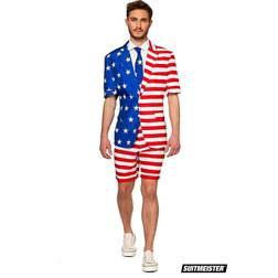 OppoSuits Suitmeister USA Flag Summer Jakkesæt Large