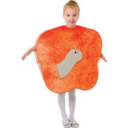 Bristol Novelty Childrens/Kids Giant Peach And Worm Costume (One Size) (Orange)