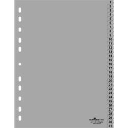 Durable Indexes with Printed and Coloured Tabs 1-31