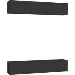 vidaXL Engineered Wood Väggskåp 80x30cm 4st