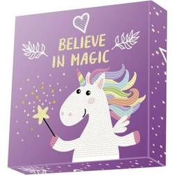 Diamond Dotz Box 22 x 22 cm Unicorn Believe in Magic