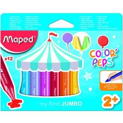 Maped Color Peps Vokskridt Jumbo 12-sæt