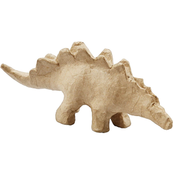 Creotime Pyssel Pappersfigur Dinosaurie Stegosaurus 22 cm