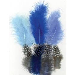 Marabou HOBBY2YOU Fjer marabou mix 18stk blå nuancer