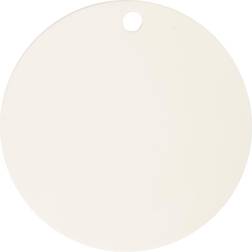 Creativ Company Terracotta Plate, D: 15 cm, thickness 0,5 cm, white, 1 pc